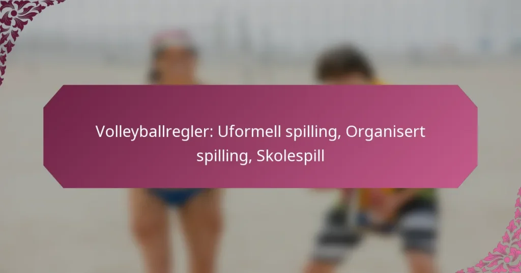 featured-image-volleyballregler-uformell-spilling-organisert-spilling-skolespill
